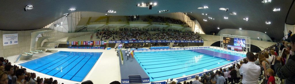 London Aquatics Centre From Wikimedia Commons - User: Cmglee